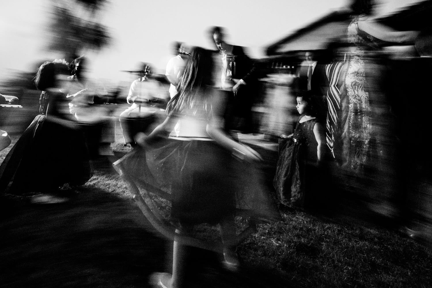 Creative wedding lighting